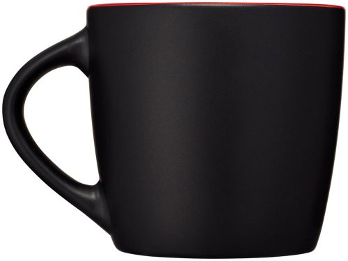 Керамическая чашка Riviera, черный/красный