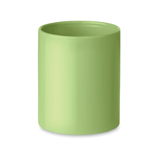 Кружка керамическая  в коробке (зеленый-зеленый)