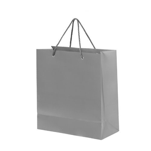 Пакет подарочный GLAM MINI 24х9х28 см,  серый (серый)