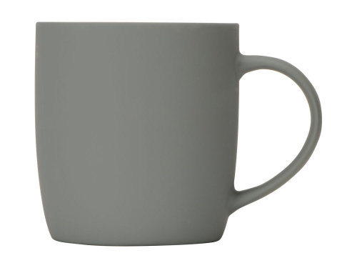 Кружка с покрытием soft-touch Dalgona, серый