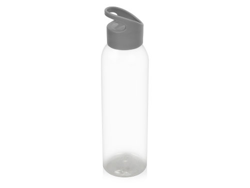 Бутылка для воды Plain 630 мл, прозрачный/серый