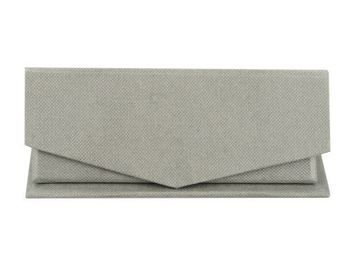 Подарочная коробка для флеш-карт треугольная, серый