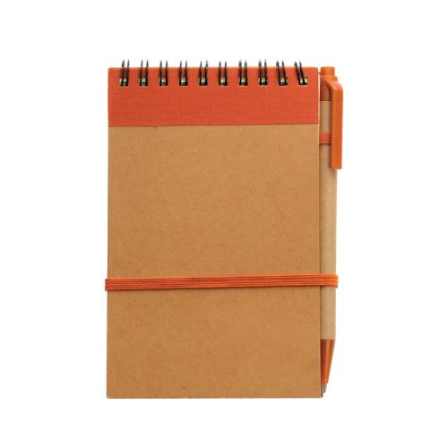Блокнот с ручкой "Papyrus", оранжевый