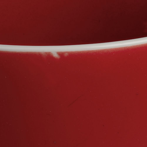 Чашка Fusion, красная, уценка