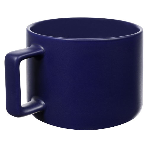 Чашка Jumbo, матовая, синяя