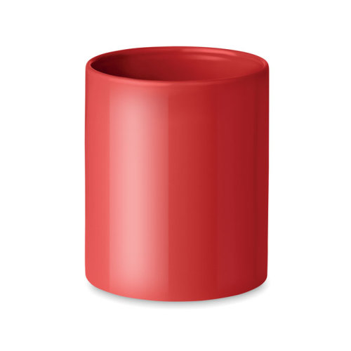 Кружка керамическая  в коробке (красный)