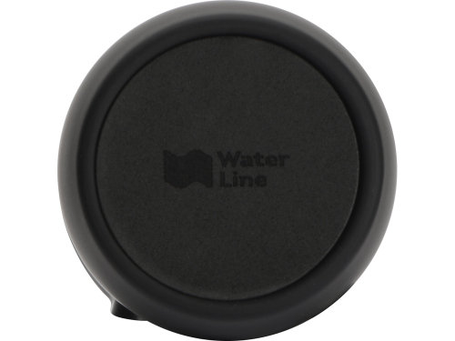 Вакуумная термокружка с кнопкой Streamline, Waterline, soft-touch, черный