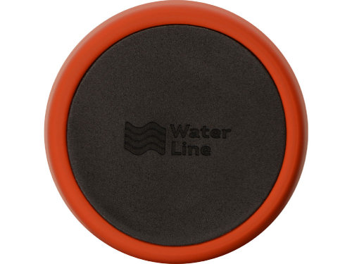 Вакуумная термокружка с кнопкой Streamline, Waterline, soft-touch, красный