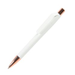 Ручка шариковая MOOD ROSE (белый, золотистый)