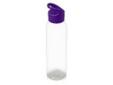 Бутылка для воды Plain 630 мл, прозрачный/фиолетовый