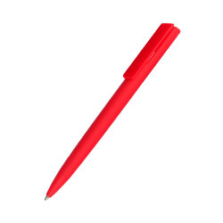 Ручка шариковая Lavy софт-тач, красный