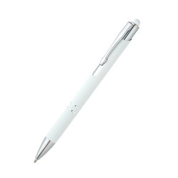 Ручка металлическая Ingrid софт-тач, белый
