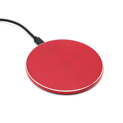 Беспроводное зарядное устройство Flappy, красный, красный