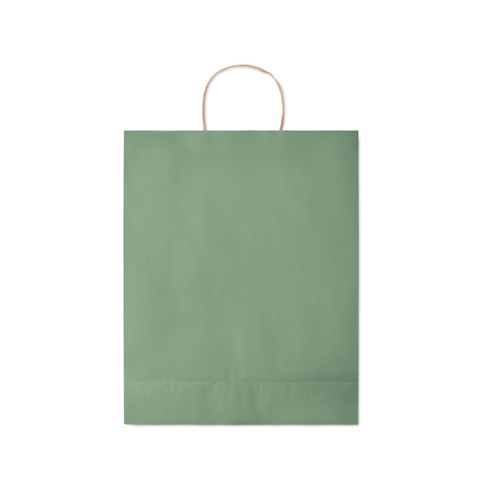 Подарочный пакет больш 90 г/м&#178; (зеленый-зеленый)
