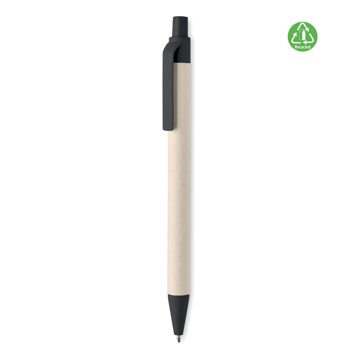 Шариковая ручка из переработанн (черный)