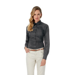 Рубашка женская с длинным рукавом Sharp LSL/women, темно-серый