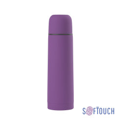 Термос "Крит" 500 мл, покрытие soft touch, фиолетовый