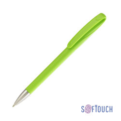 Ручка шариковая BOA SOFTTOUCH M, покрытие soft touch, зеленое яблоко