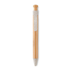 Ручка шариковая из бамбука (бежевый)