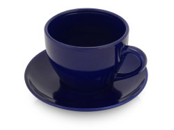 Чайная пара Гленрок, 220мл, темно-синий (Р)