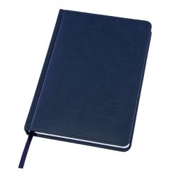 Ежедневник датированный на 2022 год Bliss, А5,  темно-синий, белый блок, без обреза (тёмно-синий)