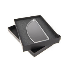 Награда TUSK в подарочной коробке, матовые грани, 85х210х20 мм, акрил (прозрачный)