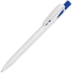 Ручка шариковая TWIN WHITE (белый, ярко-синий)