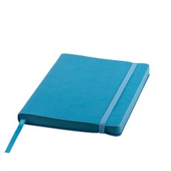 Ежедневник недатированный Shady, А5,  голубой, кремовый блок, лазурный обрез (голубой)