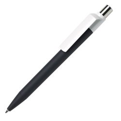 Ручка шариковая DOT, покрытие soft touch (черный)
