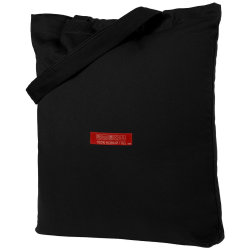 Холщовая сумка «100% Новый год», черная