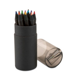 Набор цветных карандашей (черный)