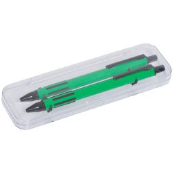 Набор FUTURE, ручка и карандаш в футляре (зеленый)