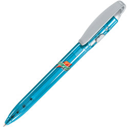 Ручка шарикова X-3 LX (голубой, серый)