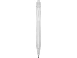 Шариковая ручка Honua из переработанного ПЭТ, прозрачный/белый