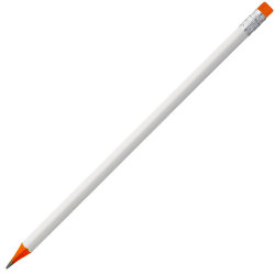 Карандаш треугольный COLORWOOD WHITE Белый с оранжевым 3043.05