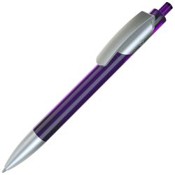 Ручка шариковая TRIS LX SAT (фиолетовый, серебристый)