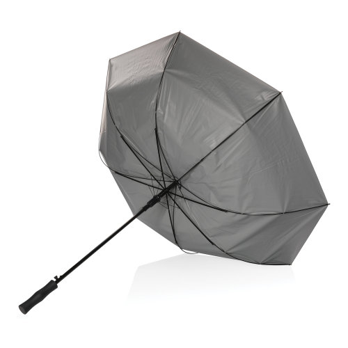 Двухцветный плотный зонт Impact из RPET AWARE™ с автоматическим открыванием, d120 см