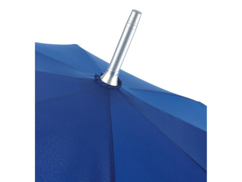 Зонт-трость 7560 Alu с деталями из прочного алюминия, полуавтомат, нейви (Р)