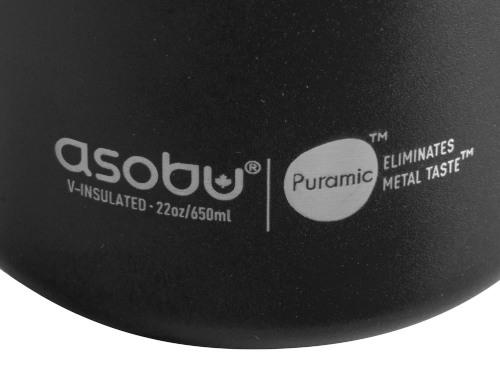 Вакуумная термокружка с  керамическим покрытием Pick-Up, 650 мл, черный