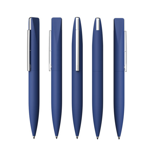 Ручка шариковая "Callisto" с флеш-картой 32Gb (USB3.0), покрытие soft touch, темно-синий