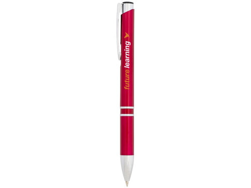 Шариковая ручка Moneta из АБС-пластика, темно-красный