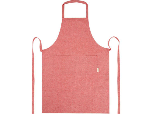 Pheebs 200 g/m2 recycled cotton apron, красный яркий