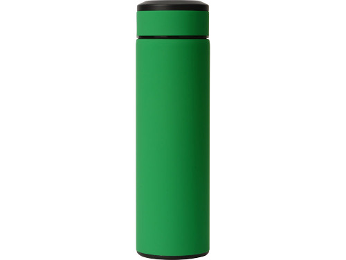 Термос Confident с покрытием soft-touch 420мл, зеленый (P)