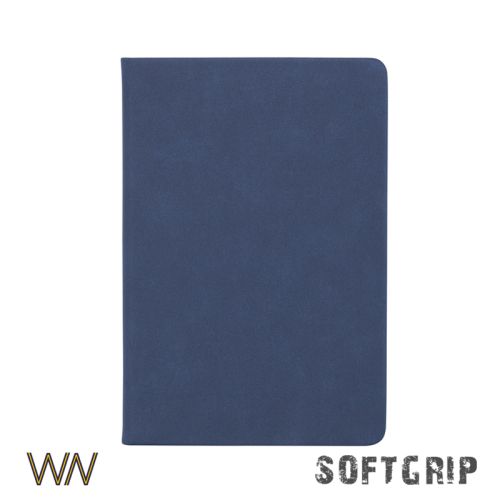 Ежедневник недатированный "Флоренция", А5, покрытие soft grip, синий