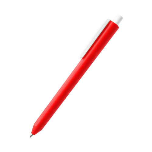 Ручка пластиковая Koln, красная