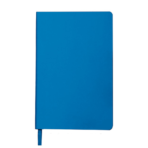 Ежедневник недатированный SIMPLY FIRM, А5,  голубой, кремовый блок, в линейку (голубой)