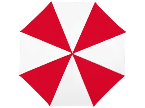 Зонт-трость Lisa полуавтомат 23, красный/белый (Р)