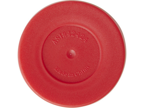 Термостакан Elwood из переработанной нержавеющей стали, 410 мл - Серебристый/Красный