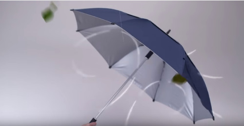 Зонт-трость антишторм Hurricane, d120 см