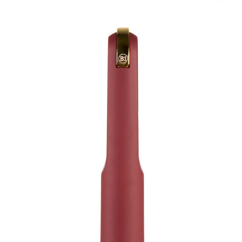 Ручка шариковая FARO, покрытие soft touch (бордовый, золотистый)